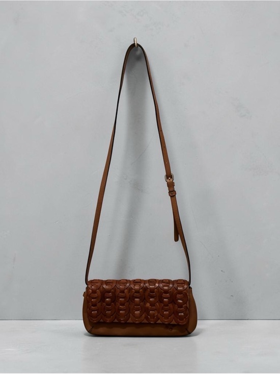 Patricia Nash Handbags - Patricia Nash Woven Leather Crossbody in Brown